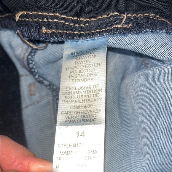 Democracy Dark Blue Skinny Jeans - Picture 8 of 9